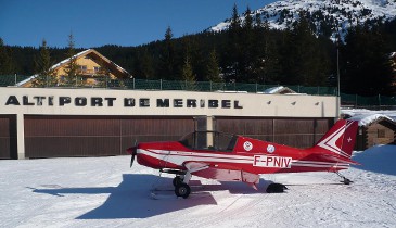 Flight over meribel for non skiers