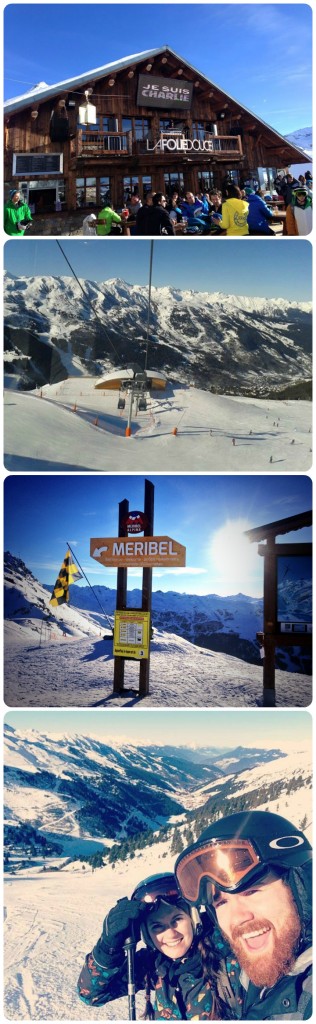 A day in Meribel and La Tania. Alpine Action ski holidays. 
